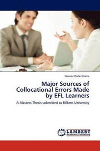 bokomslag Major Sources of Collocational Errors Made by EFL Learners