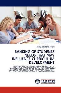 bokomslag Ranking of Students Needs That May Influence Curriculum Development