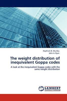 The weight distribution of inequivalent Goppa codes 1