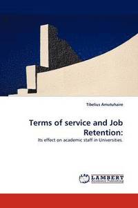 bokomslag Terms of service and Job Retention