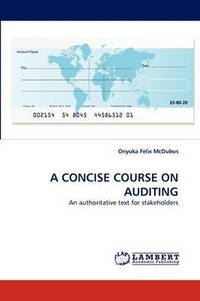 bokomslag A Concise Course on Auditing