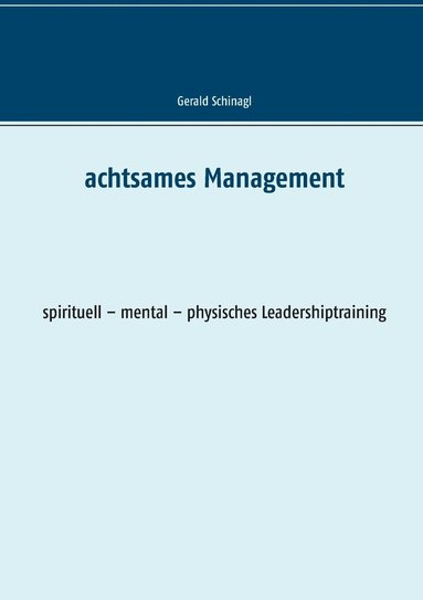 bokomslag Achtsames Management
