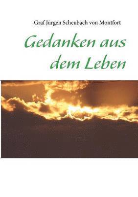 Jürgen Scheubach Von Montfort, Jürgen Scheubach von Montfort - Gedanken aus dem Leben, Häftad