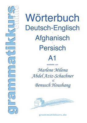 bokomslag Wortschatz Deutsch-Englisch-Afghanisch-Persisch Niveau A1