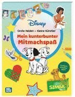 bokomslag Disney Kreative Beschäftigung: Große Helden - Kleine Künstler: Mein kunterbunter Mitmachspaß