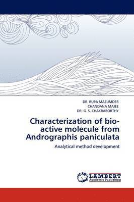 bokomslag Characterization of Bio-Active Molecule from Andrographis Paniculata
