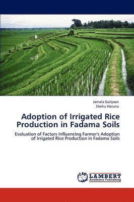 bokomslag Adoption of Irrigated Rice Production in Fadama Soils