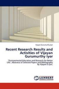 bokomslag Recent Research Results and Activities of Vijayan Gurumurthy Iyer