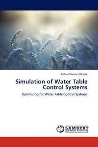 bokomslag Simulation of Water Table Control Systems