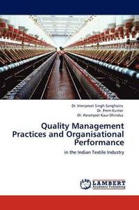 bokomslag Quality Management Practices and Organisational Performance