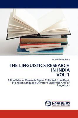 The Linguistics Research in India Vol-1 1