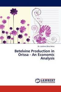 bokomslag Betelvine Production in Orissa - An Economic Analysis