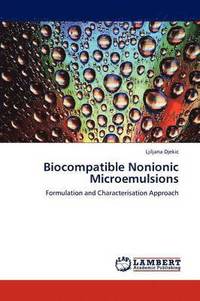 bokomslag Biocompatible Nonionic Microemulsions