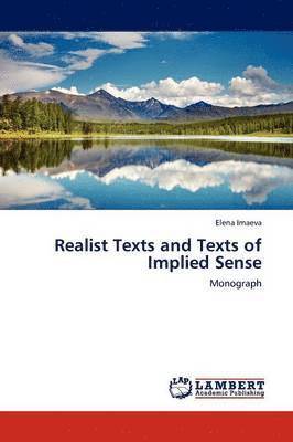bokomslag Realist Texts and Texts of Implied Sense