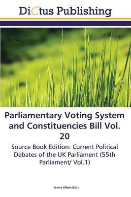 bokomslag Parliamentary Voting System and Constituencies Bill Vol. 20