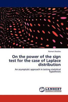 bokomslag On the power of the sign test for the case of Laplace distribution