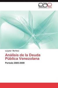bokomslag Analisis de La Deuda Publica Venezolana