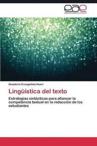 bokomslag Linguistica del Texto