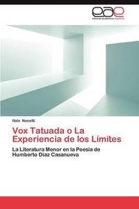 bokomslag Vox Tatuada O La Experiencia de Los Limites