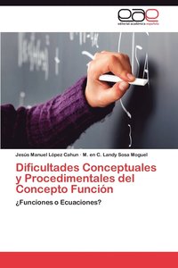 bokomslag Dificultades Conceptuales y Procedimentales del Concepto Funcion