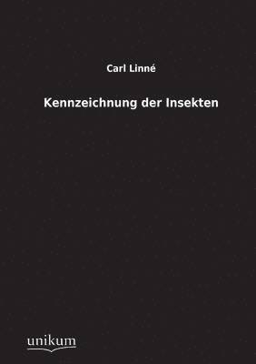 bokomslag Kennzeichnung Der Insekten