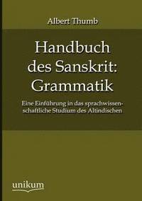 bokomslag Handbuch des Sanskrit