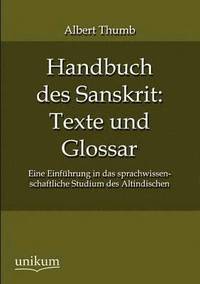 bokomslag Handbuch des Sanskrit