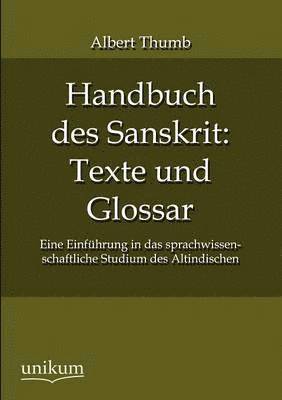 Handbuch des Sanskrit 1