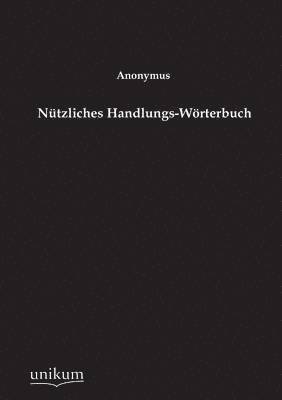 bokomslag Nutzliches Handlungs-Woerterbuch