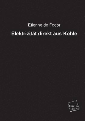 bokomslag Elektrizitat Direkt Aus Kohle