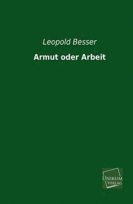 bokomslag Armut Oder Arbeit