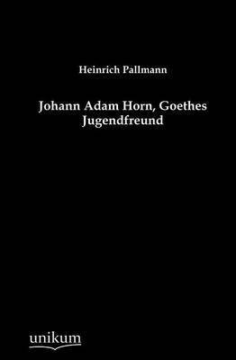 bokomslag Johann Adam Horn, Goethes Jugendfreund