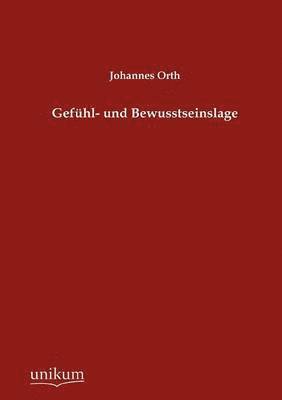 Gefuhl- und Bewusstseinslage 1