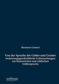 bokomslag Von der Sprache der Gtter und Geister