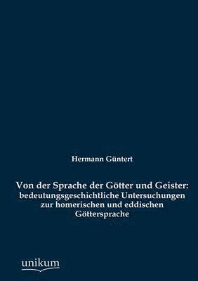 Von der Sprache der Goetter und Geister 1