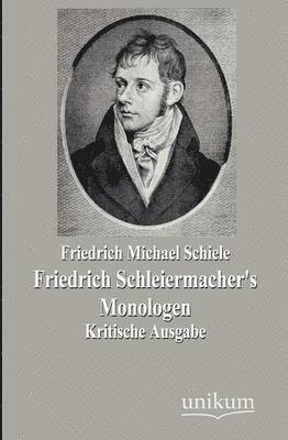 bokomslag Friedrich Schleiermacher's Monologen