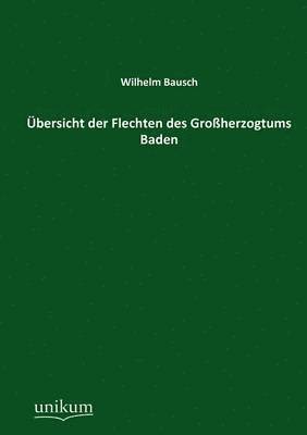 bokomslag Ubersicht Der Flechten Des Grossherzogtums Baden