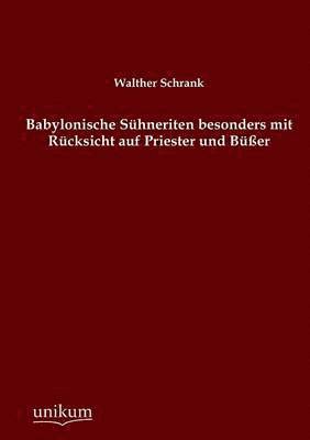 bokomslag Babylonische Suhneriten Besonders Mit Rucksicht Auf Priester Und Busser