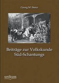 bokomslag Beitrage Zur Volkskunde Sud-Schantungs