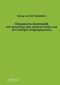 bokomslag Chinesische Grammatik