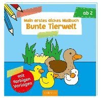 bokomslag Mein erstes dickes Malbuch Bunte Tierwelt