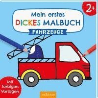 bokomslag Mein erstes dickes Malbuch Fahrzeuge