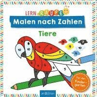 bokomslag Lernraupe - Malen nach Zahlen - Tiere