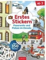 Erstes Stickern - Feuerwehr und Polizei im Einsatz 1