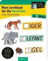 bokomslag Mein Lernblock für die Vorschule - Erste Buchstaben