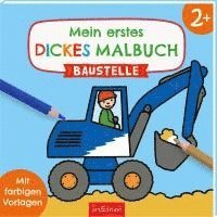 Mein erstes dickes Malbuch ab 2 - Baustelle, Häftad