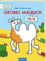 bokomslag Mein allererstes großes Malbuch - Tiere