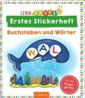 bokomslag Lernraupe - Erstes Stickerheft - Buchstaben und Wörter