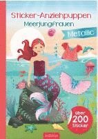 bokomslag Sticker-Anziehpuppen Metallic - Meerjungfrauen