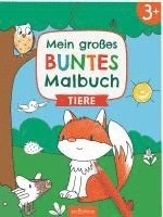 bokomslag Mein großes buntes Malbuch - Tiere